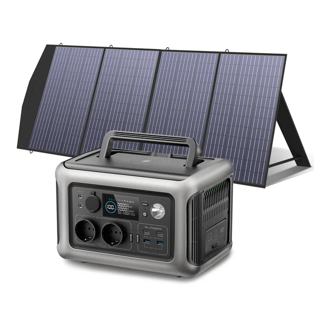 ALLPOWERS R600 Portable Powerstation with Solarpanel (Optional)，299Wh 600W LiFePO4 Battery