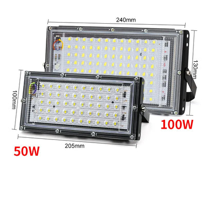 50W 100W 150W Led Flood Light IP65 Waterproof AC 220V Outdoor Floodlight Spotlight LED Reflector